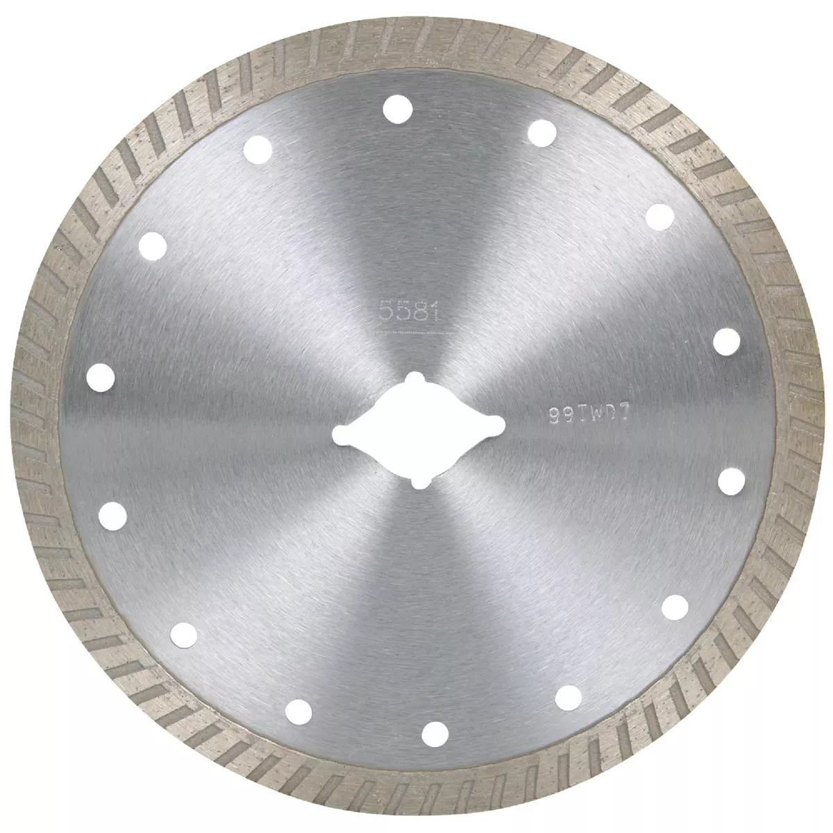 MK Diamond Contractor 7 In. Turbo Rim Dry/Wet Cut Diamond Blade
