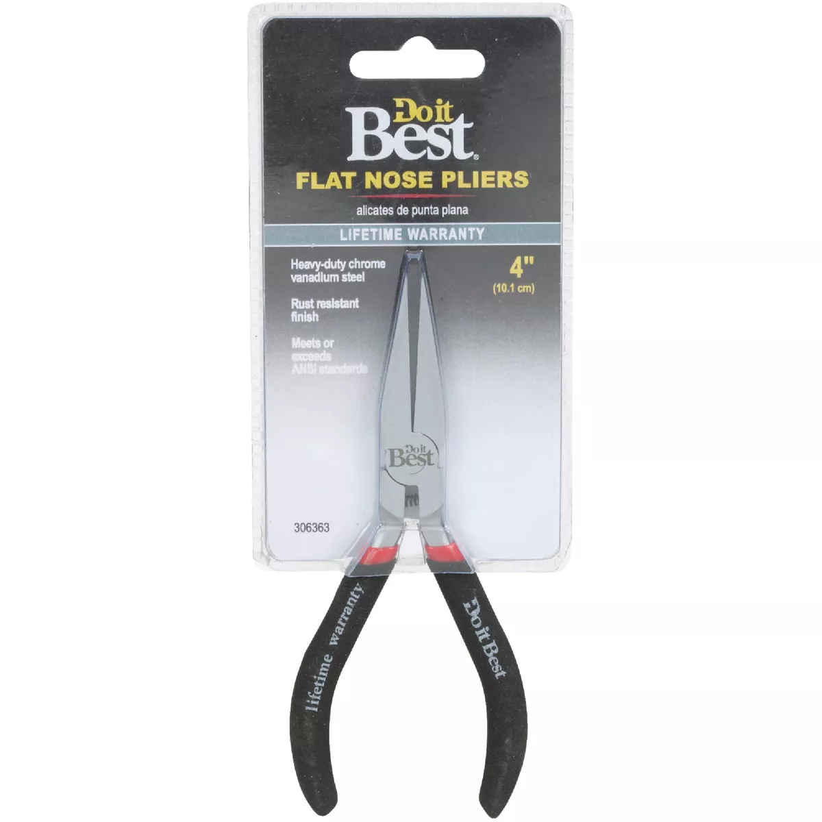 Do it Best 4 In. Flat Long Nose Pliers - photo 2
