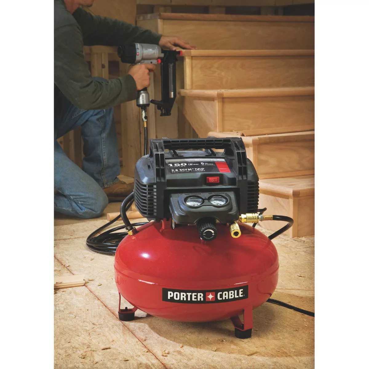 Porter Cable 6 Gal. Portable 150 psi Air Compressor - photo 2