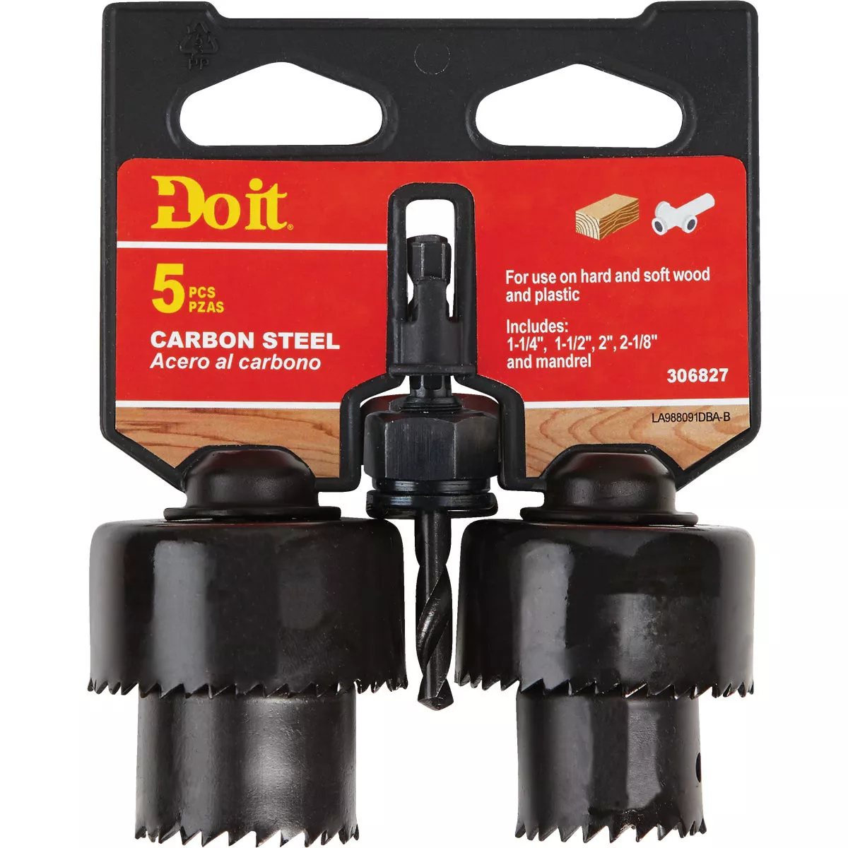 Do it Carbon Steel Hole Saw Set (5-Piece) - photo 2
