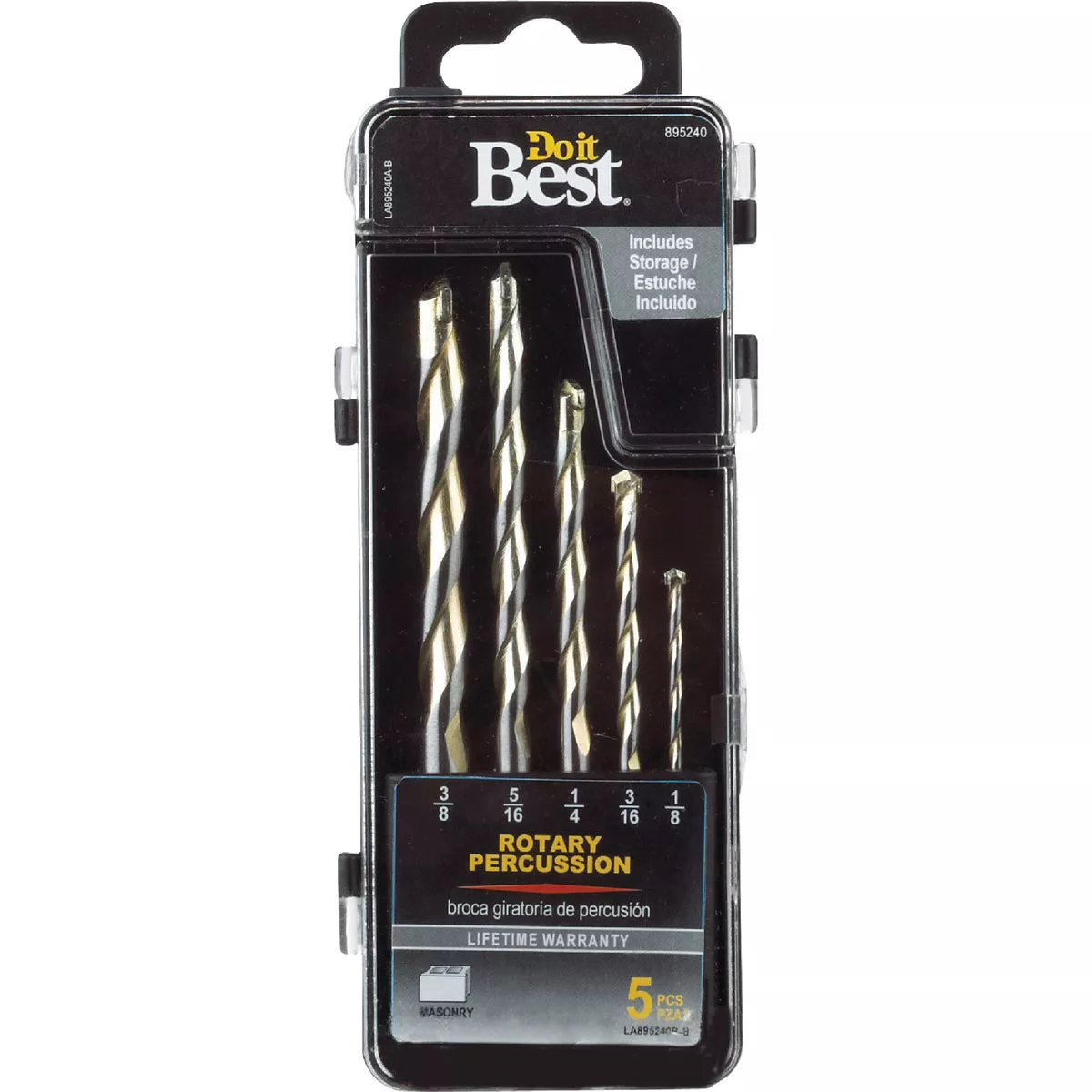 Do it Best Straight Rotary Hammer Drill Bit Set (5-Pieces) - photo 2