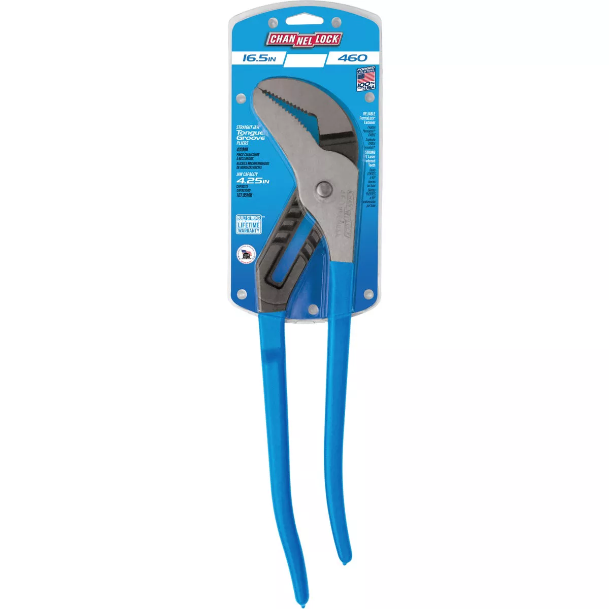 Channellock 16 In. Straight Jaw Groove Joint Pliers - photo 2