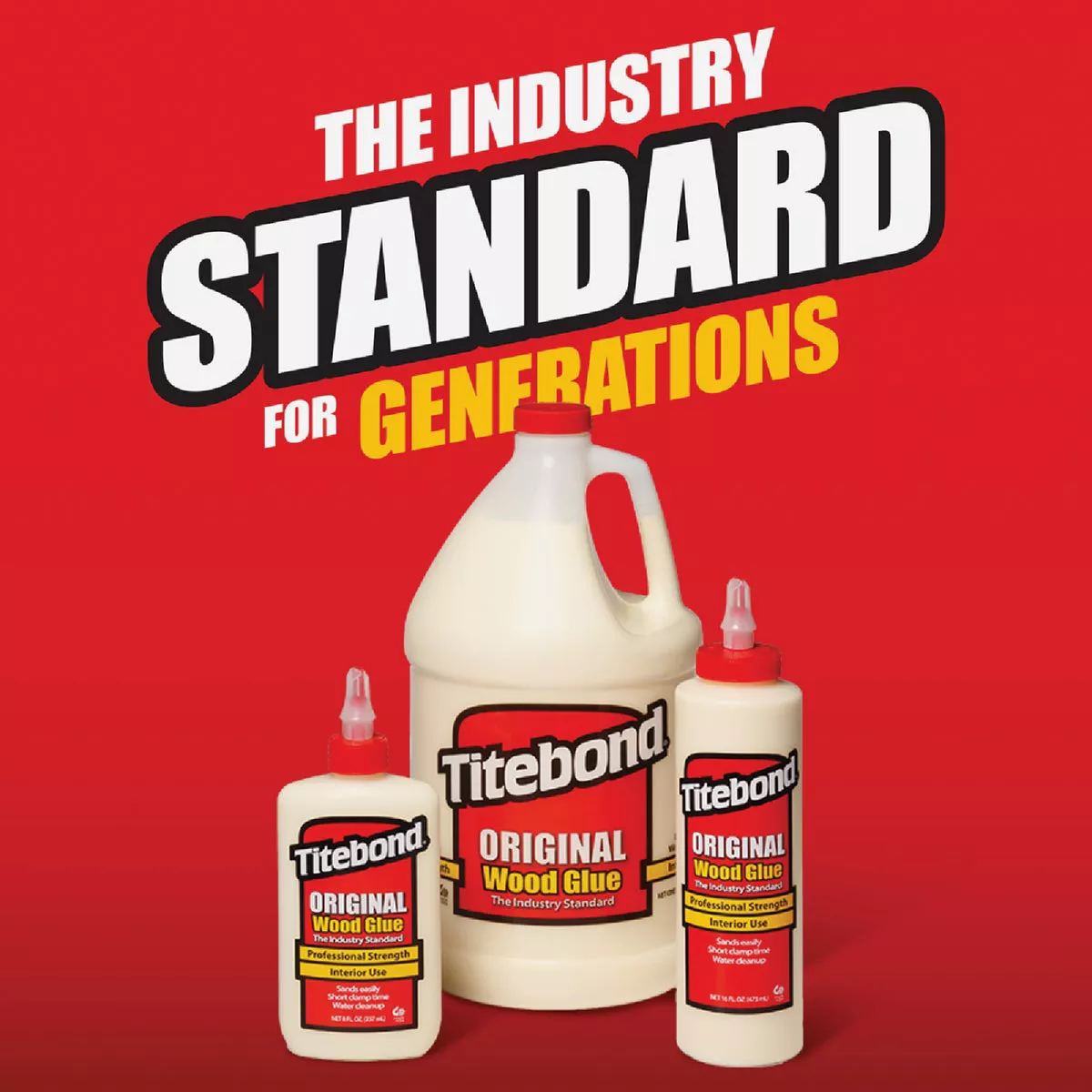 Titebond 2.15 Gal. Original Wood Glue PROjug - photo 2