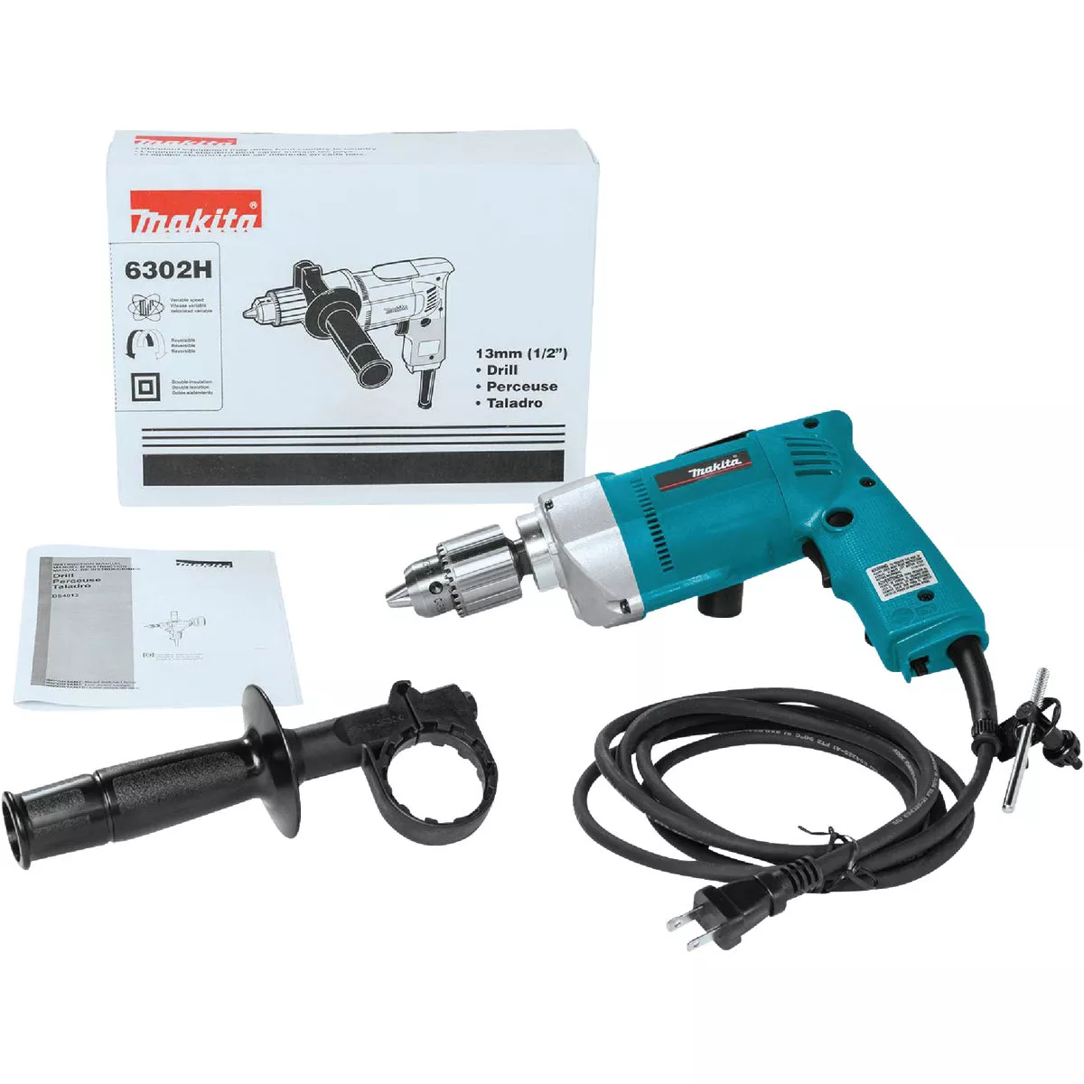 Makita 1/2 In. 6.5-Amp Keyed Electric Drill with Pistol Grip - photo 6