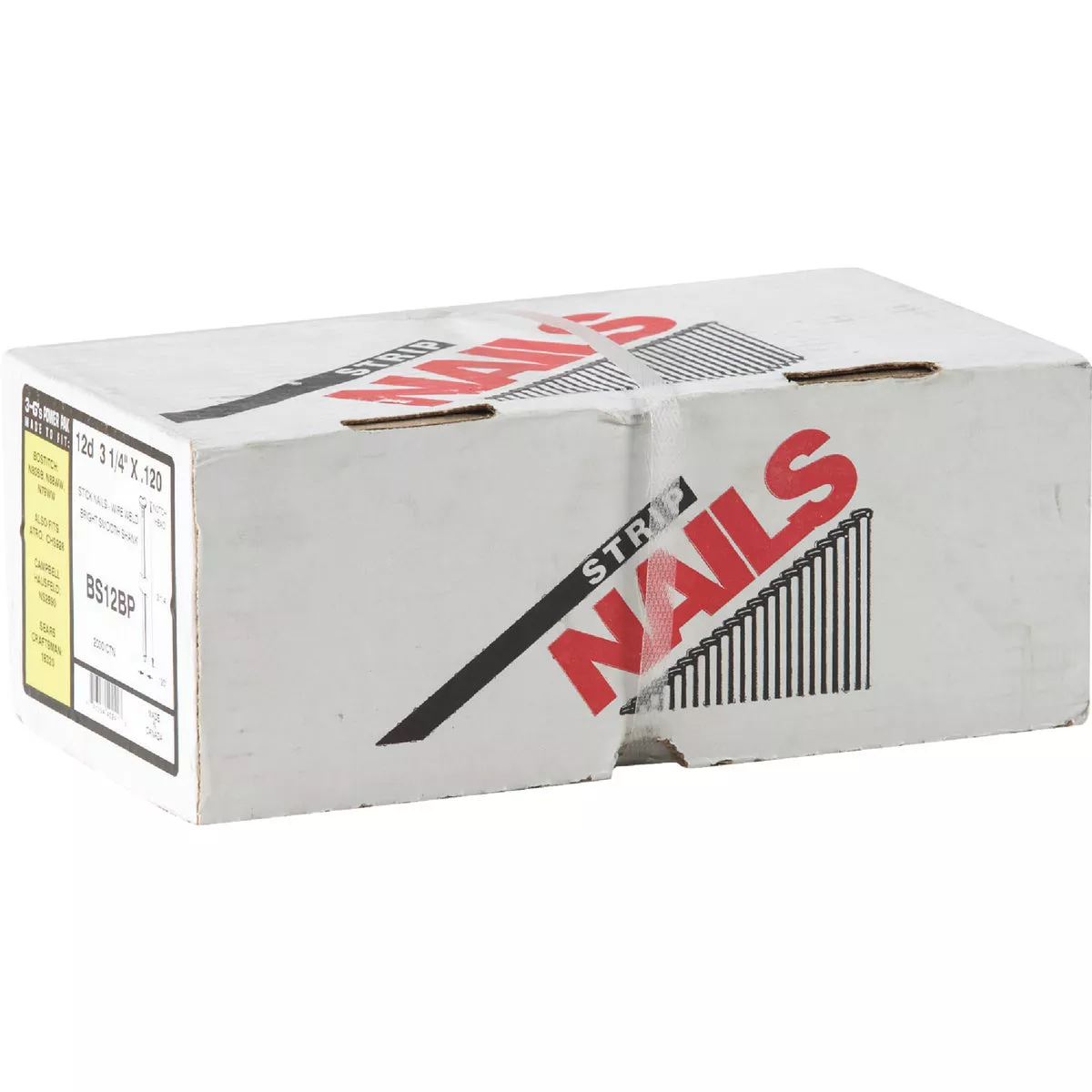 Grip-Rite 28 Degree Wire Weld Bright Clipped Head Framing Stick Nail, 3-1/4 In. x .120 In. (2000 Ct.) - photo 2