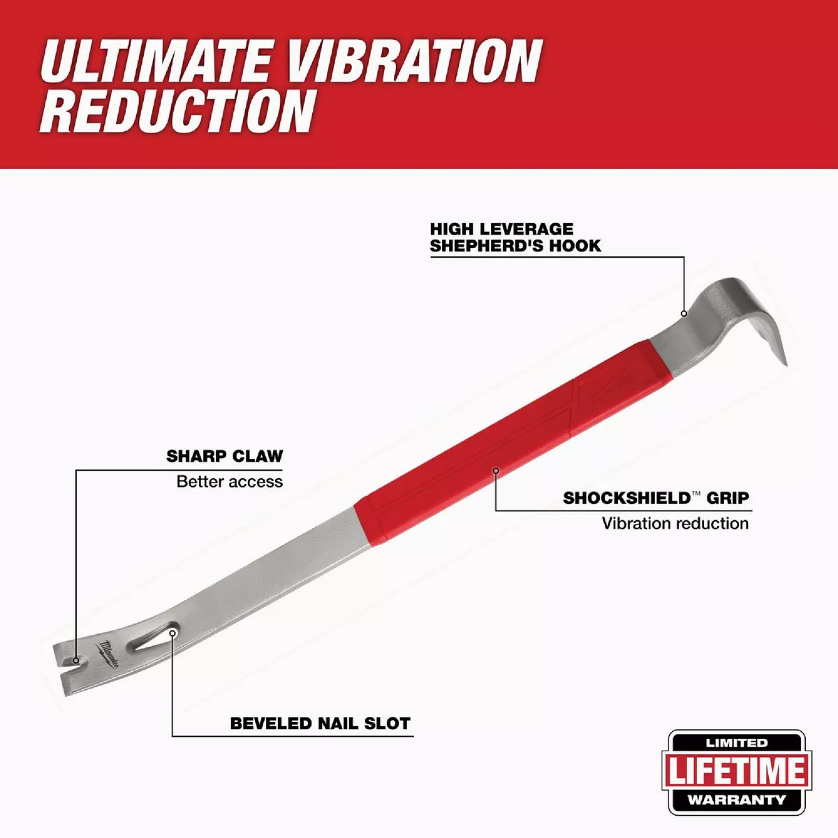Milwaukee 21 In. L Pry Bar - photo 2