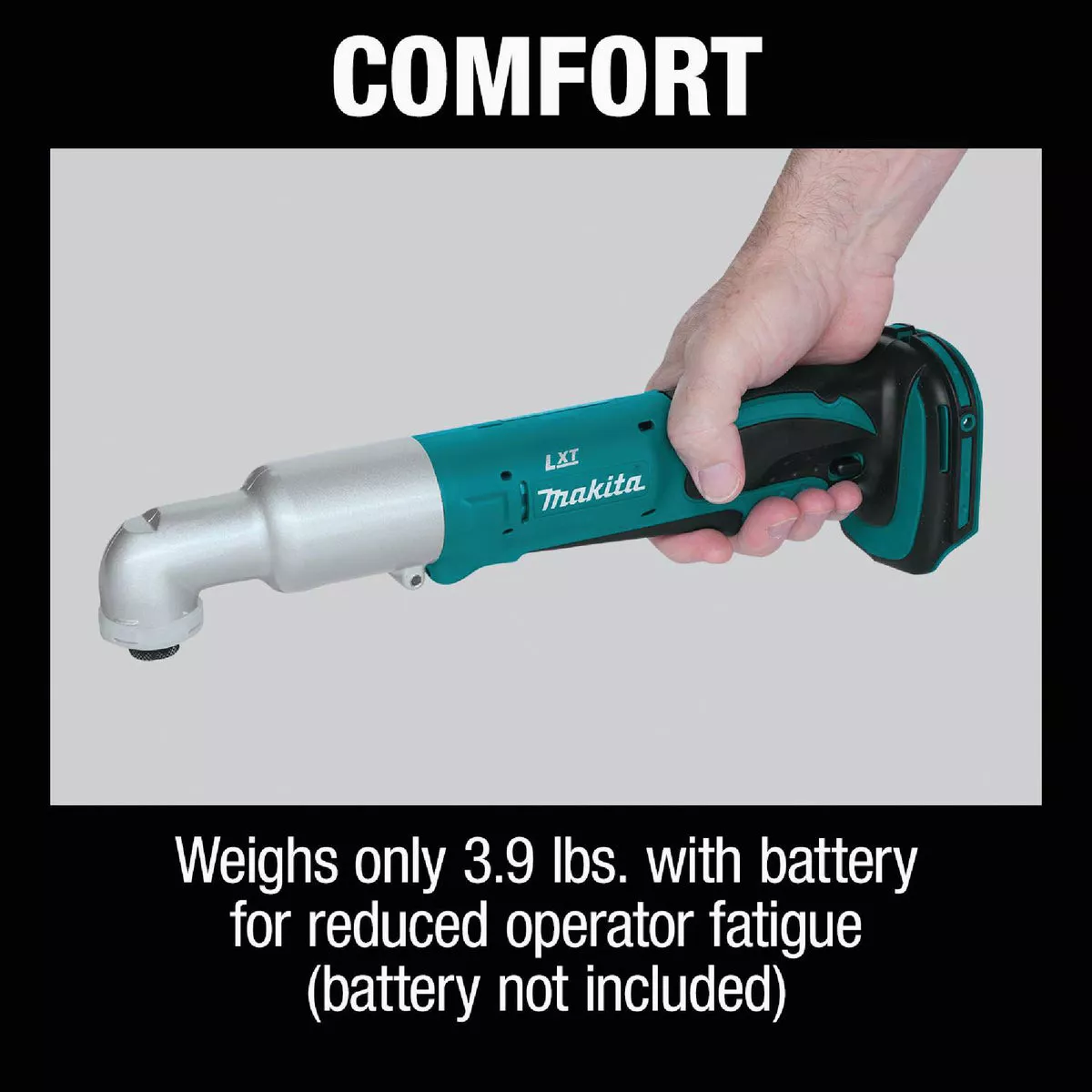 Makita 18-Volt LXT Lithium-Ion 1/4 In. Hex Cordless Angle Impact Drive (Tool Only) - photo 7