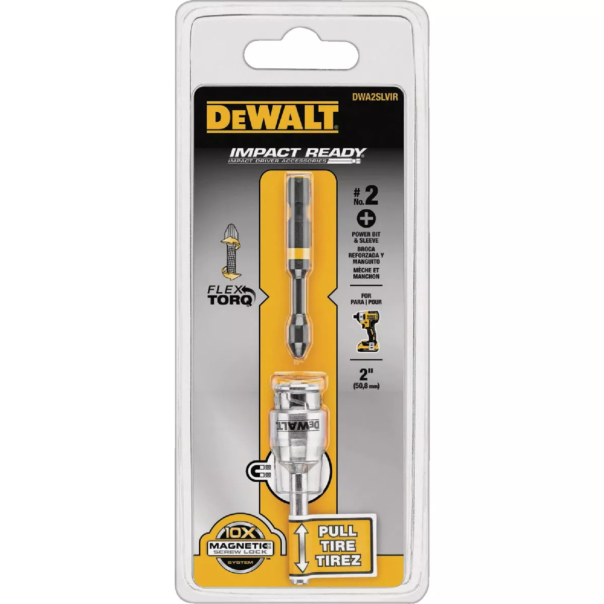 DEWALT Impact Ready 2 In. FlexTorq Screwlock Sleeve Bit - photo 4