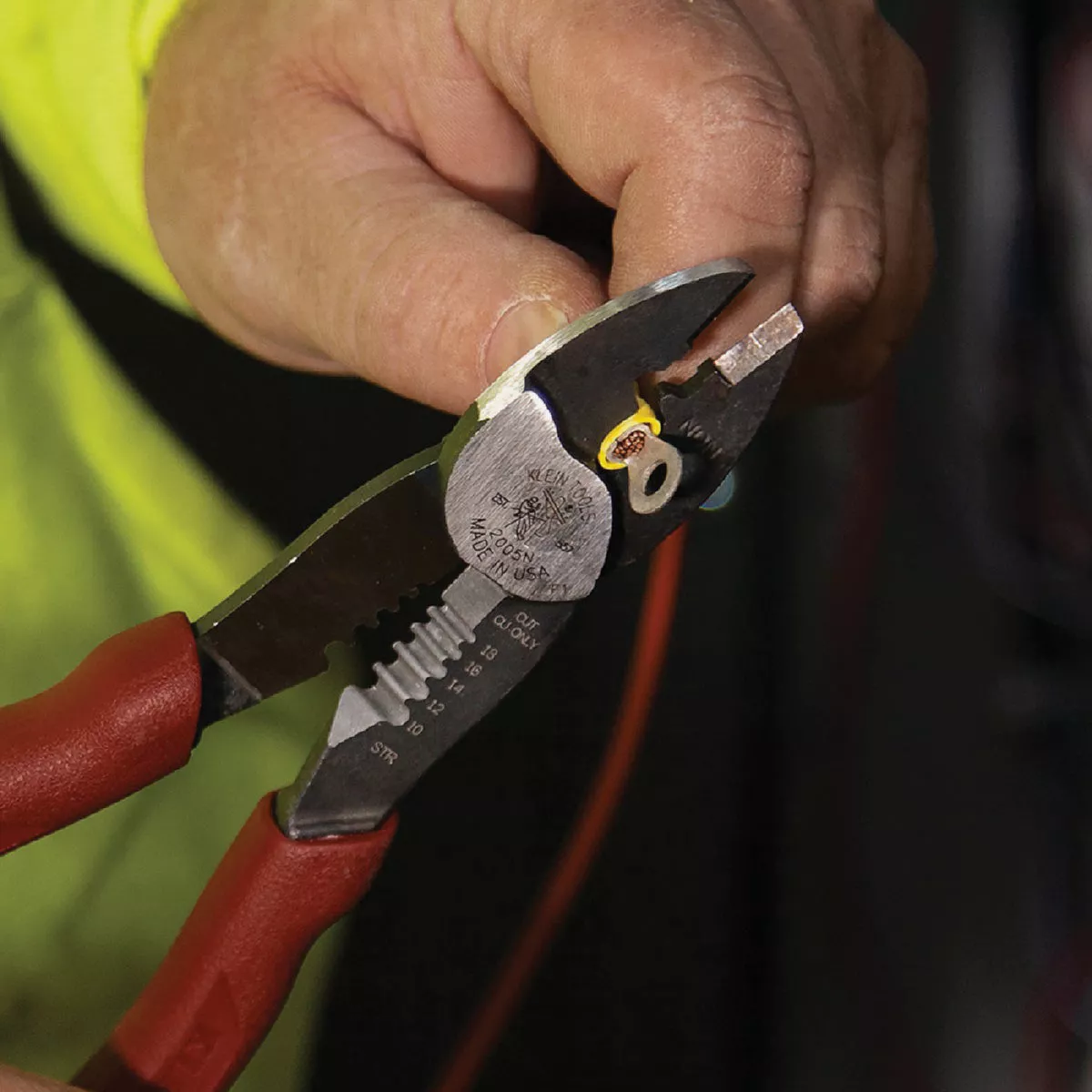 Klein 9 In. Forged Steel Crimper & Stripper/Cutter - photo 3