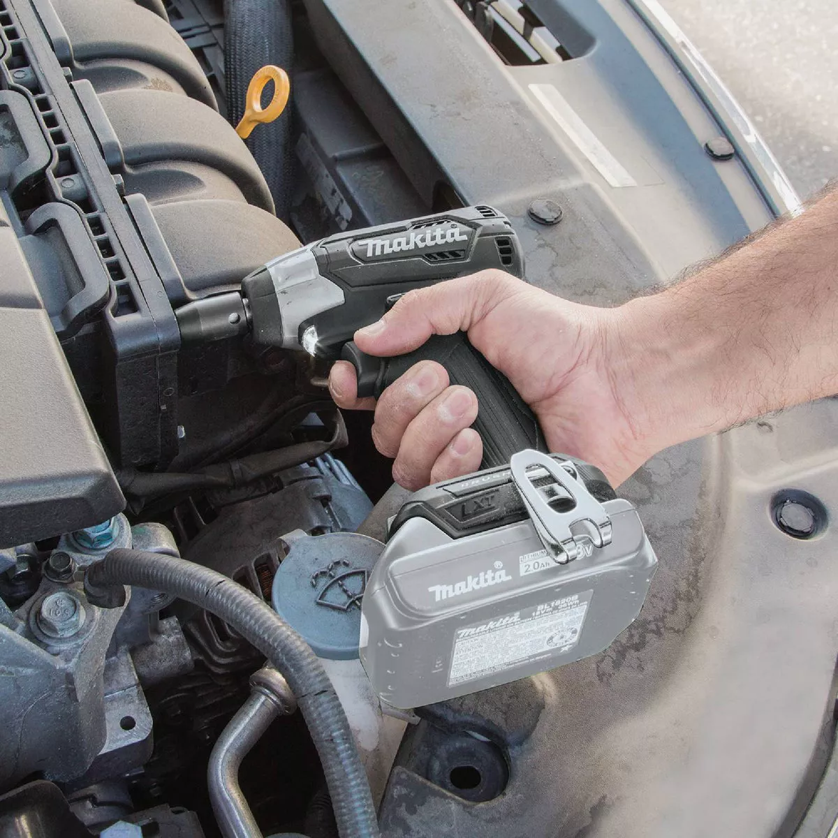 Makita 18 Volt LXT Lithium-Ion Brushless 3/8 In. Square Drive Sub-Compact Cordless Impact Wrench (Tool Only) - photo 3