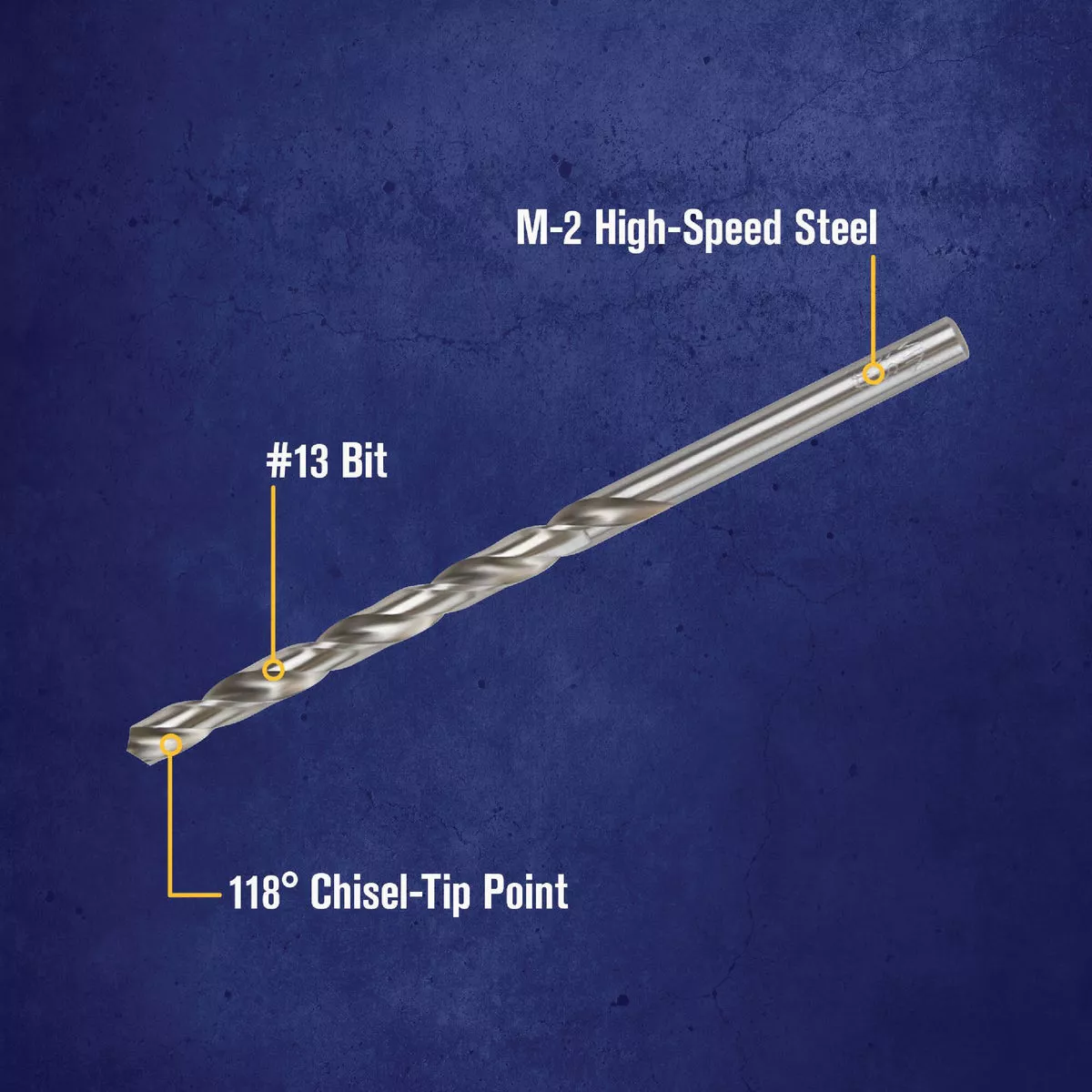 Irwin #13 Bright High Speed Steel Wire Gauge Drill Bit - photo 3