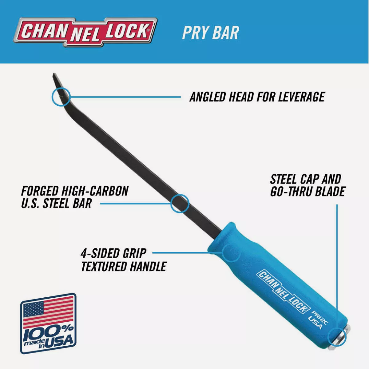 Channellock 12 In. Professional Pry Bar - photo 5