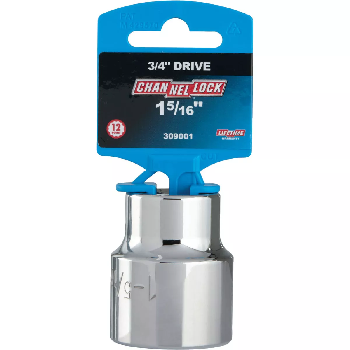 Channellock 3/4 In. Drive 1-5/16 In. 12-Point Shallow Standard Socket - photo 2