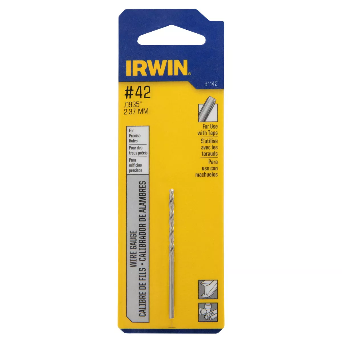 Irwin #42 Bright High Speed Steel Wire Gauge Drill Bit - photo 5