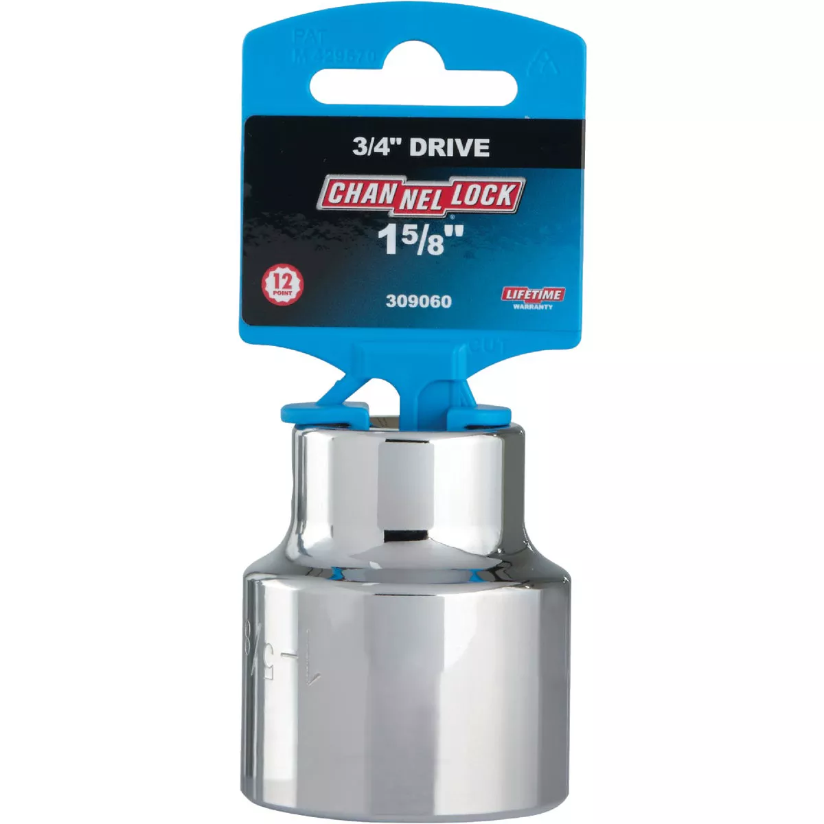 Channellock 3/4 In. Drive 1-5/8 In. 12-Point Shallow Standard Socket ...