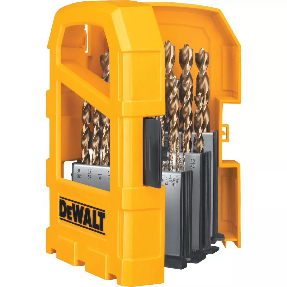 DEWALT 29-Piece Gold Ferrous Pilot Point Drill Bit Set, 1/16 In. thru 9/32 In. - photo 5