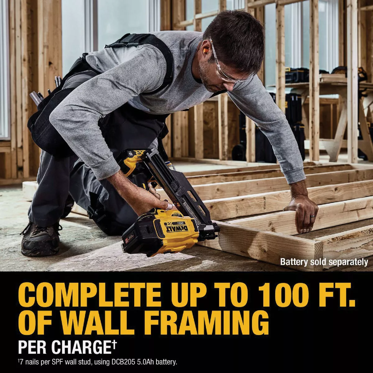 DEWALT 20V MAX XR Brushless 30 Degree Cordless Framing Nailer (Tool Only) - photo 4