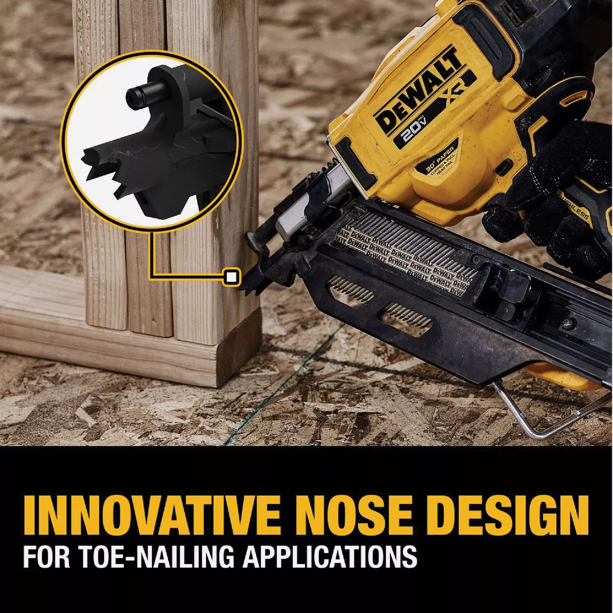 DEWALT 20V MAX XR Brushless 30 Degree Cordless Framing Nailer (Tool Only) - photo 7
