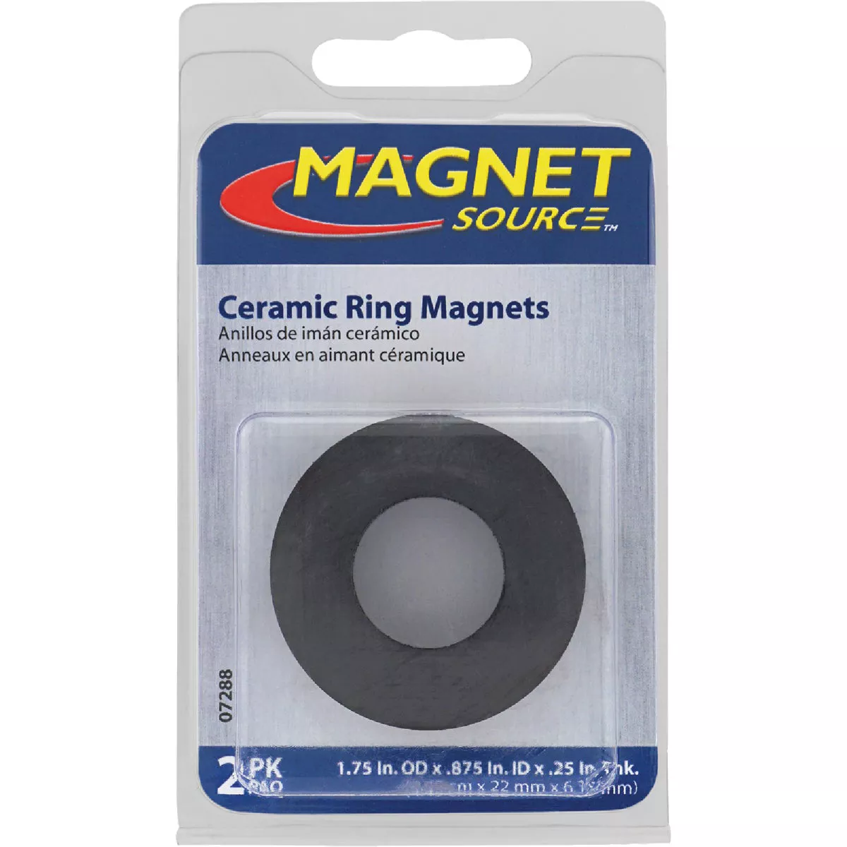 MagnetSource 1-3/4 In. Ceramic Magnet Ring (2-Pack) - photo 2