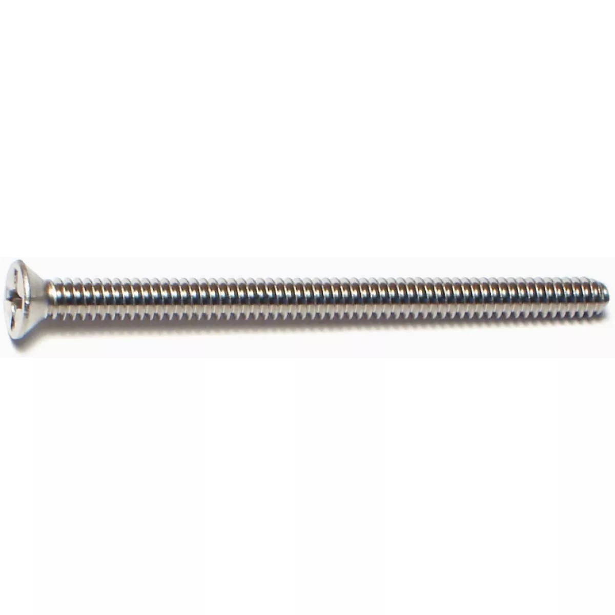 Midwest Fastener #6-32 x 2 In. 18-8 Stainless Steel Coarse Thread Phillips Flat Head Machine Screws (100 Ct.)