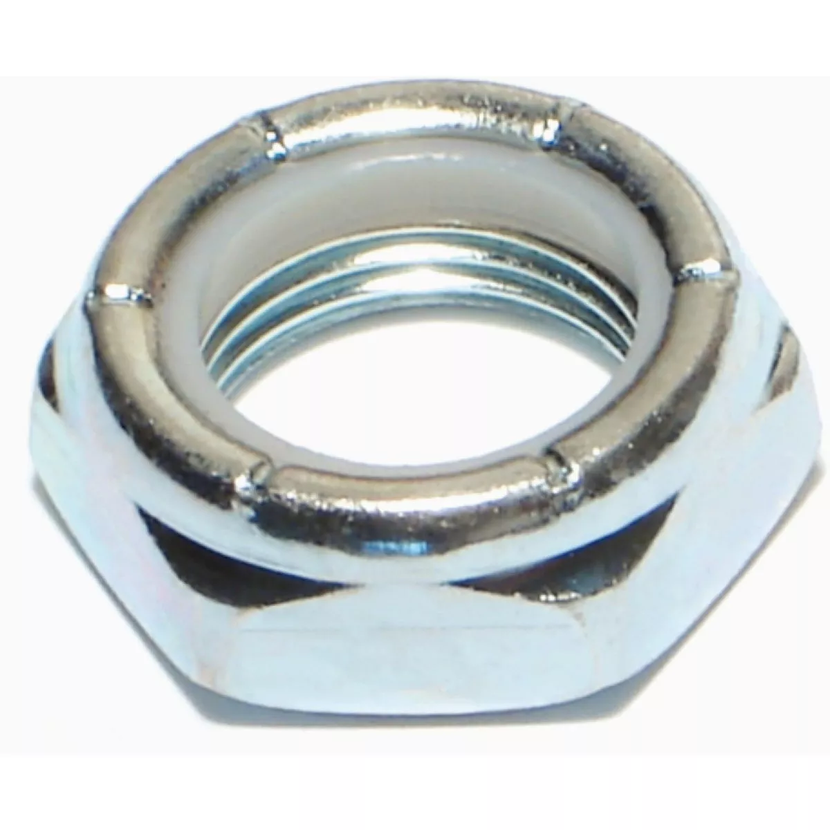 Midwest Fastener 3/4 In.-16 Zinc Plated Grade 2 Steel Fine Thread Nylon Thin Lock Nuts (5 Ct.)