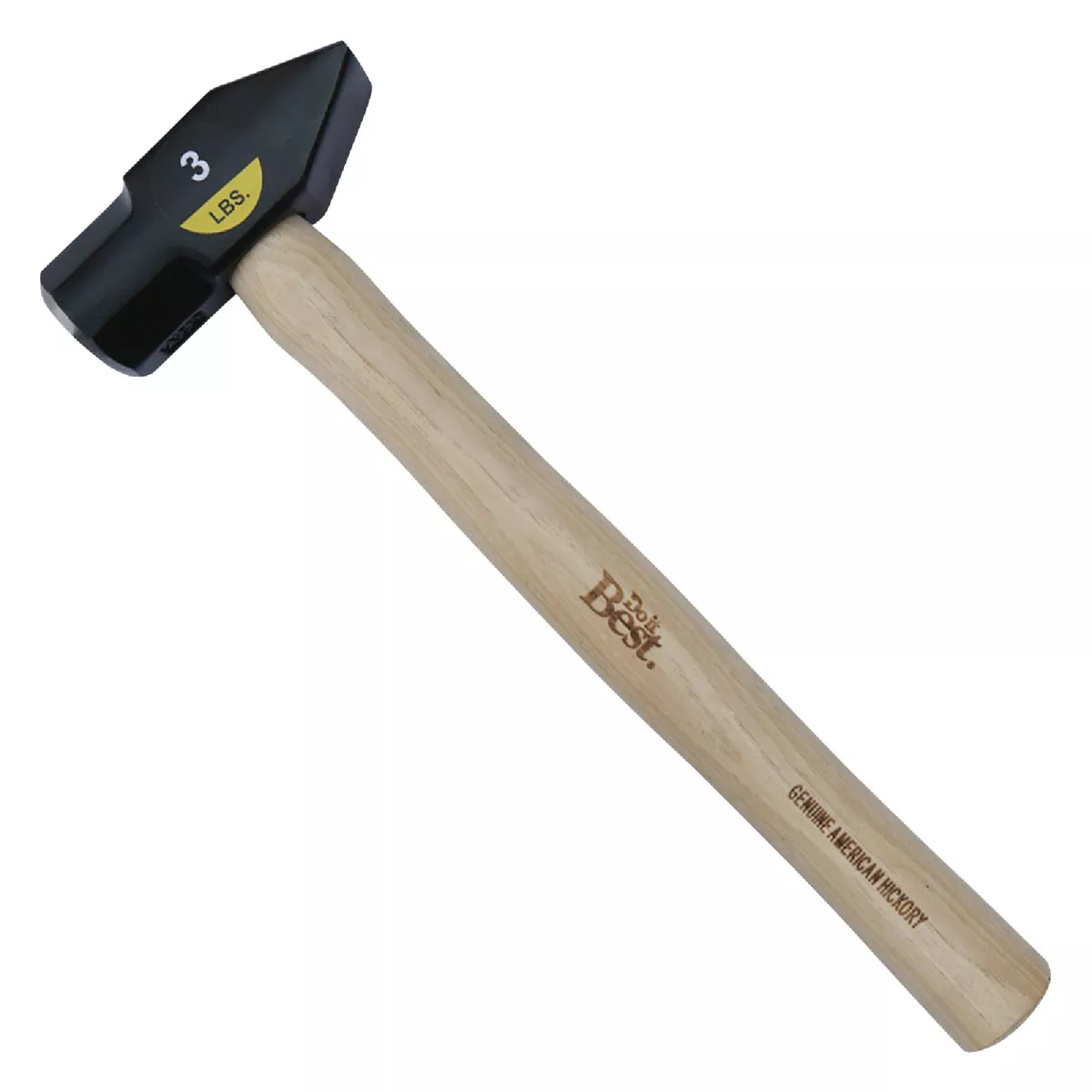 Do it Best 3 Lb. Steel Cross Peen Hammer with Hickory Handle - photo 3