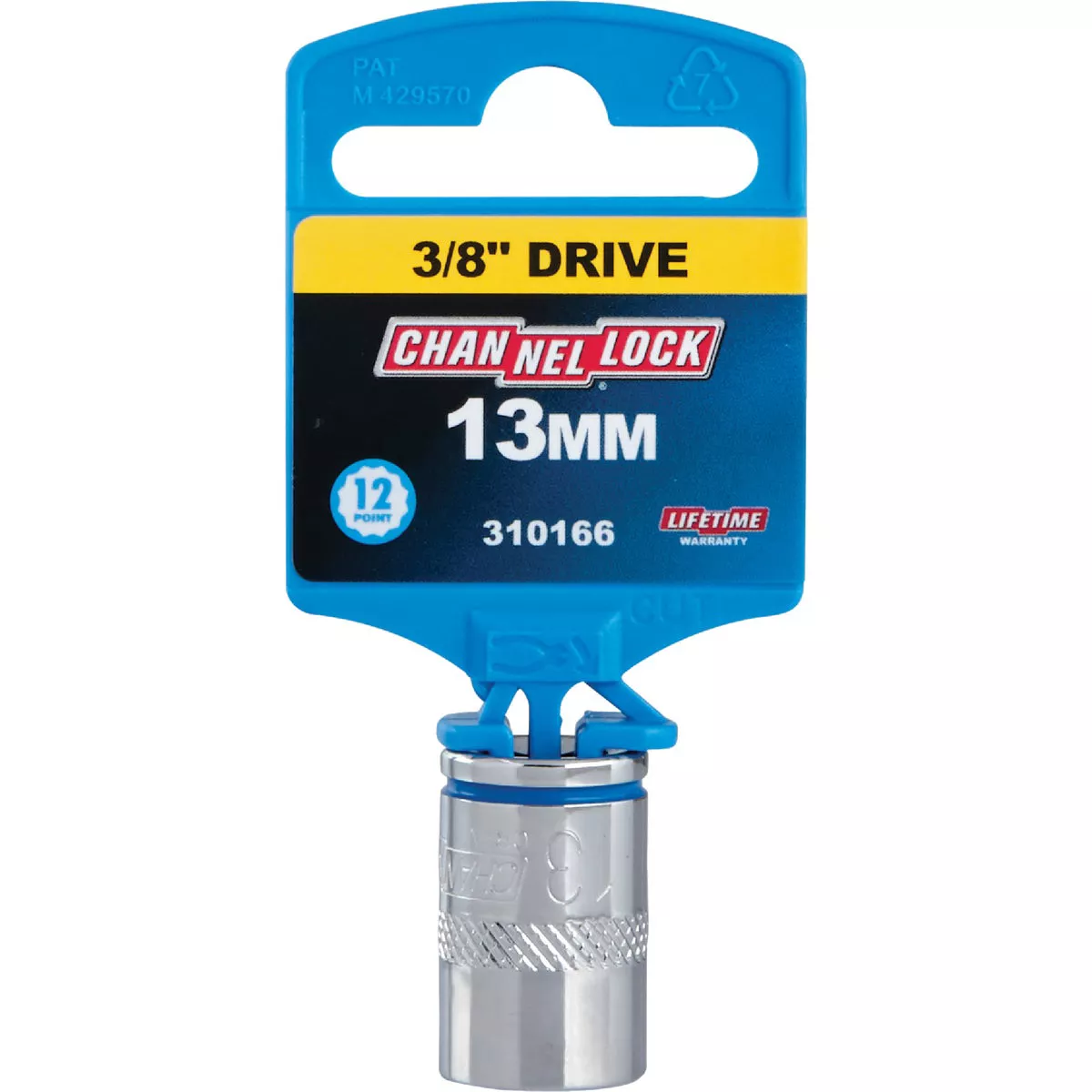 Channellock 3/8 In. Drive 13 mm 12-Point Shallow Metric Socket - photo 2