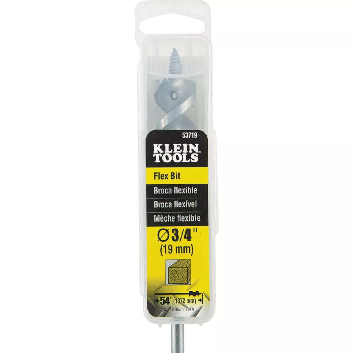Klein 3/4 In. x 54 In. Flex Bit Auger with Screw Point - photo 7