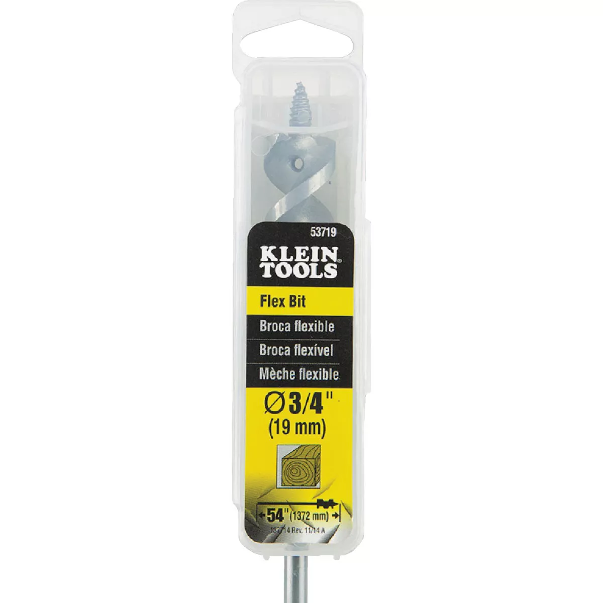 Klein 3/4 In. x 54 In. Flex Bit Auger with Screw Point - photo 2