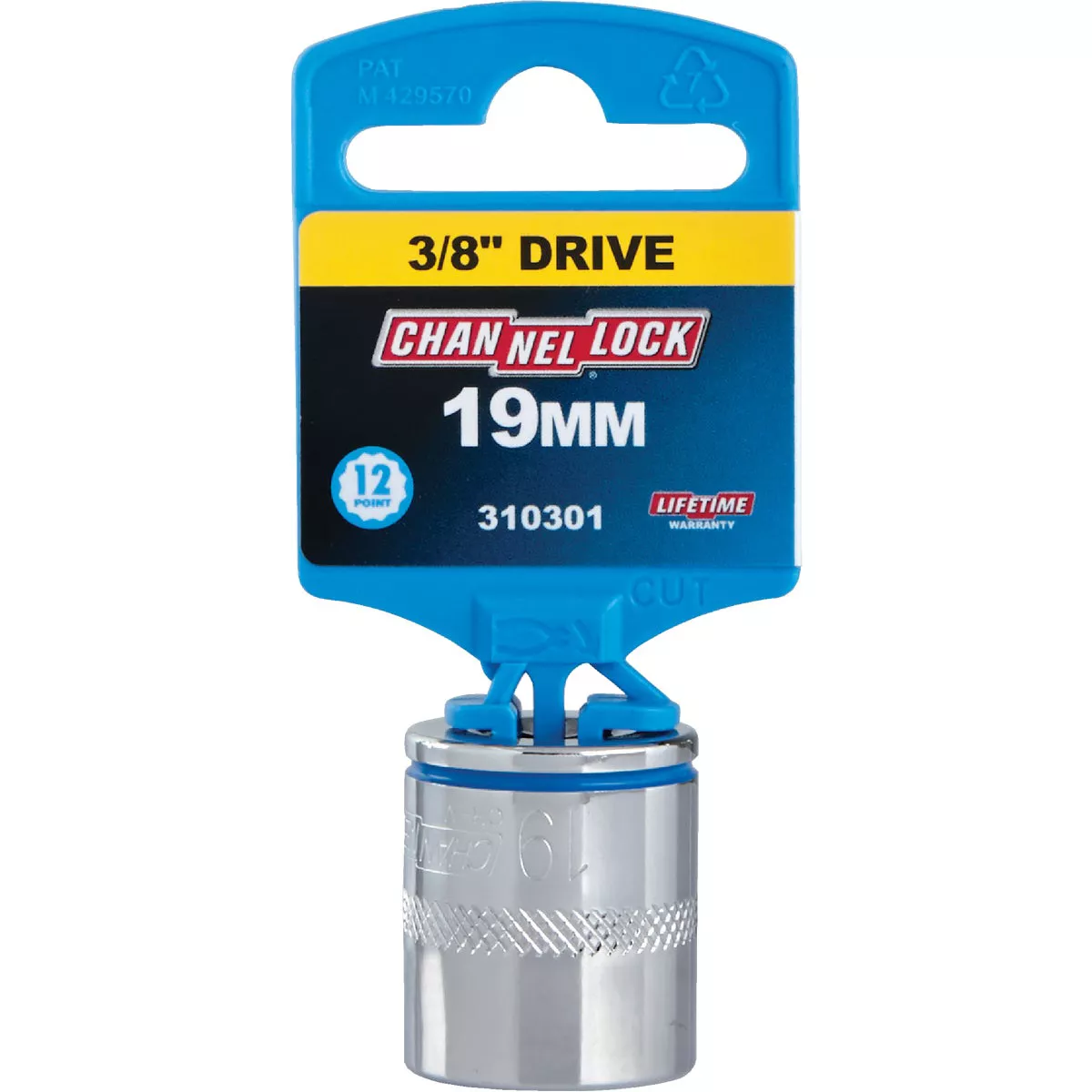 Channellock 3/8 In. Drive 19 mm 12-Point Shallow Metric Socket - photo 2