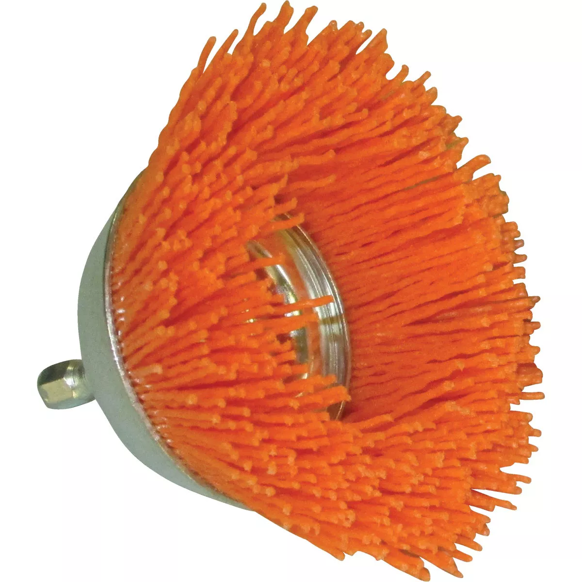 Dico Nyalox 2-1/2 In. Orange Med Drill-Mounted Wire Brush