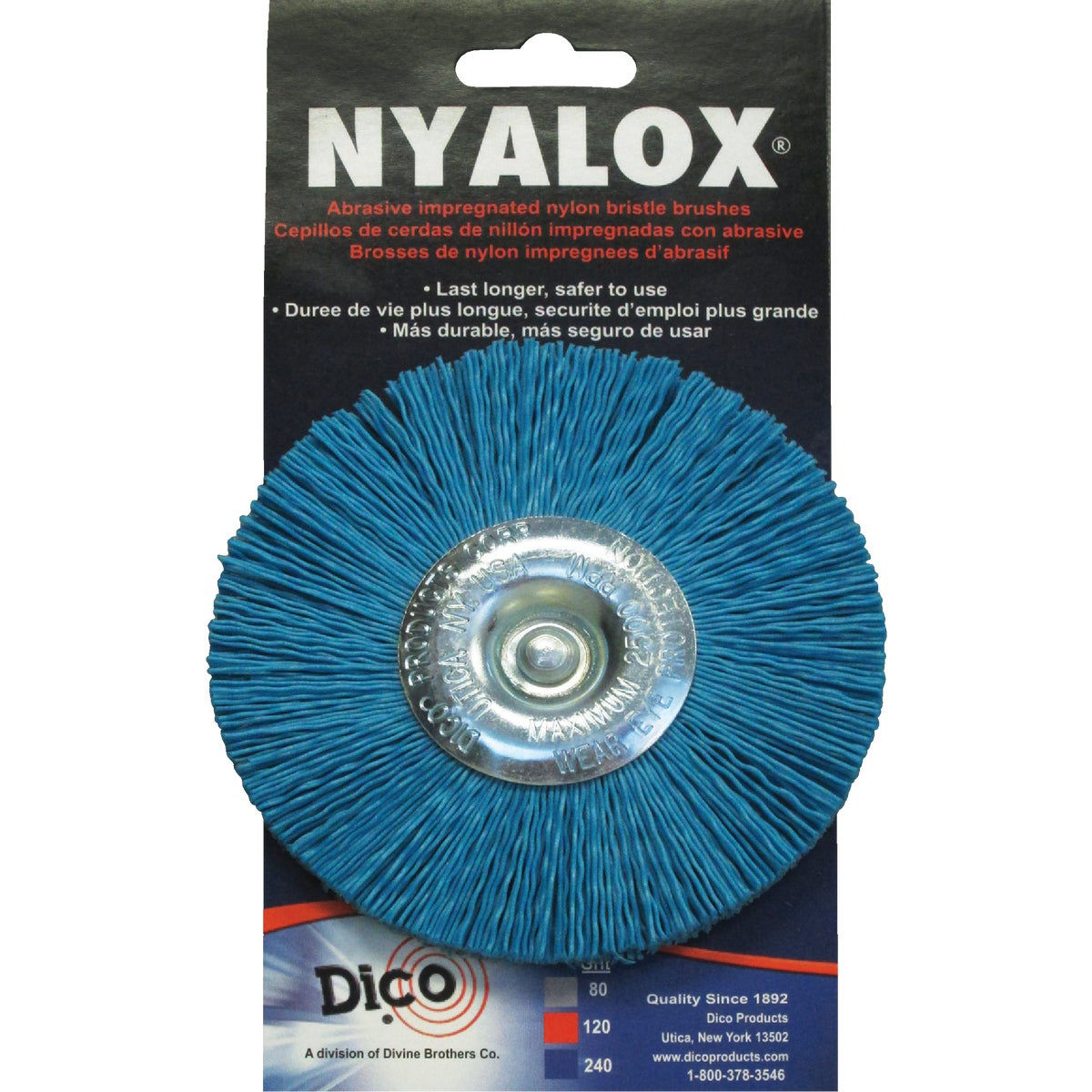 Dico Nyalox 4 In. Fine DrillMounted Wire Brush Do it Best