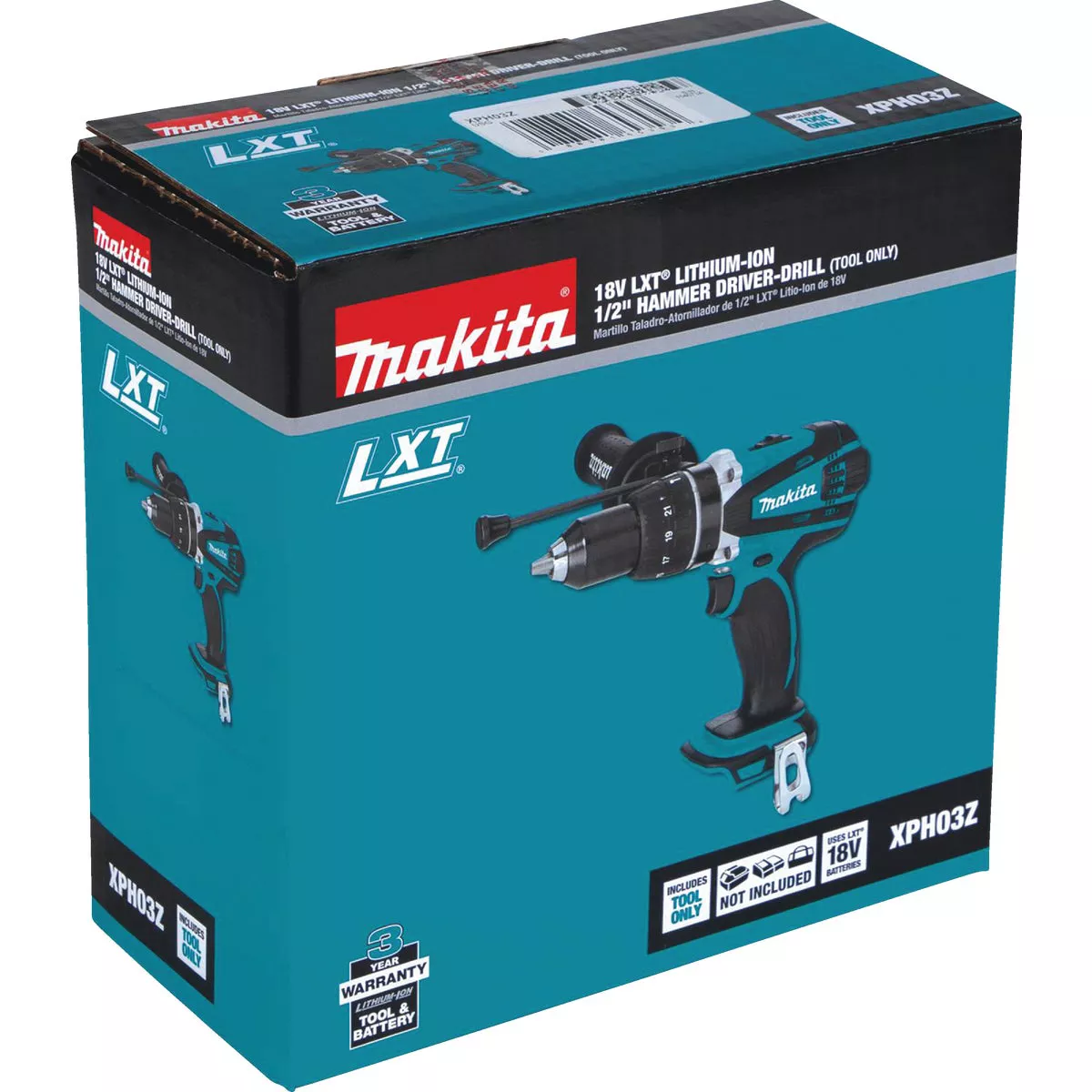 Makita 18-Volt LXT Lithium-Ion 1/2 In. Cordless Hammer Drill (Tool Only) - photo 6