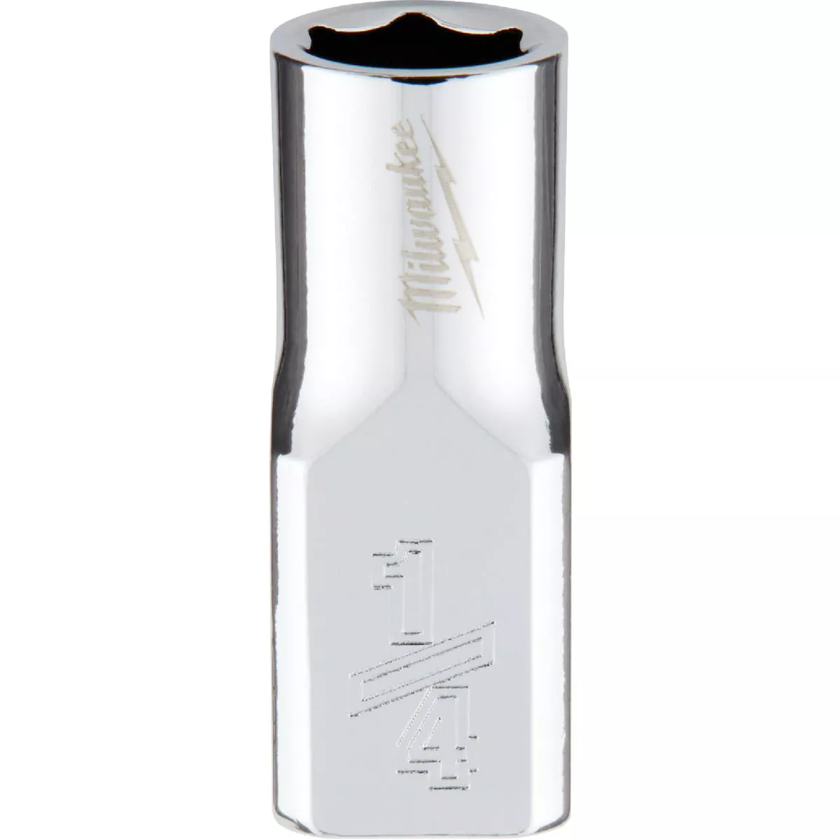 Milwaukee 1/4 In. Drive 1/4 In. 6-Point Shallow Standard Socket with FOUR FLAT Sides