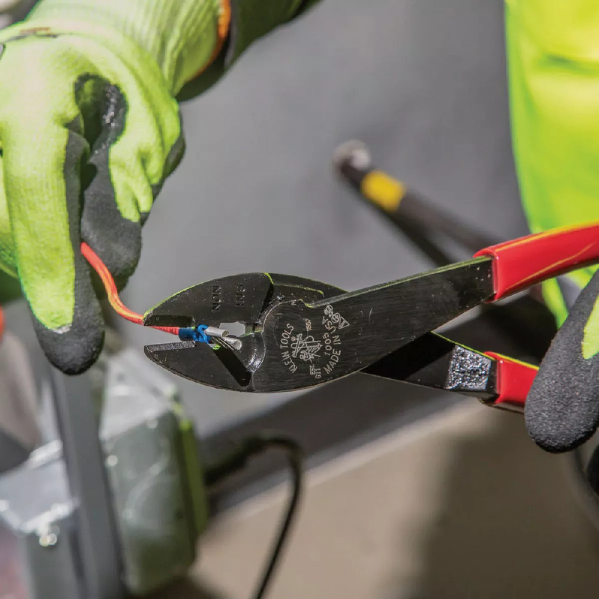 Klein 9-3/4 In. Steel Crimping Tool - photo 7