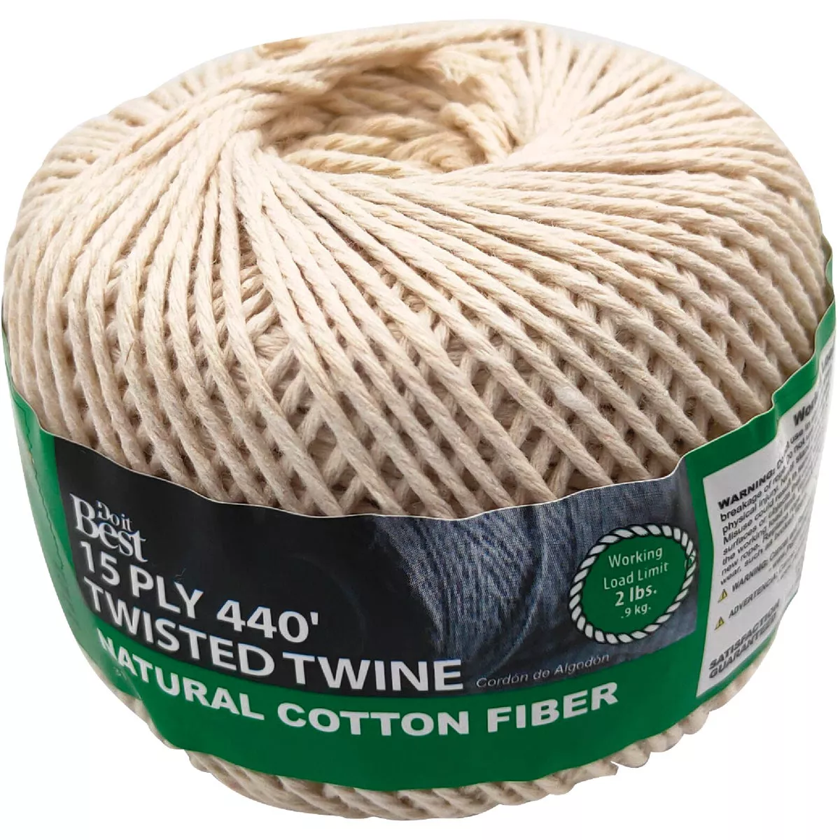 Do it Best 15-Ply x 440 Ft. Natural Twisted Cotton Twine - photo 2