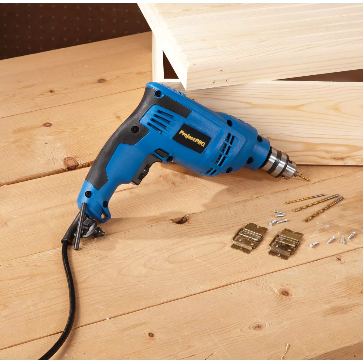 Project Pro 3/8 In. 4.6-Amp Keyed Electric Drill - photo 2