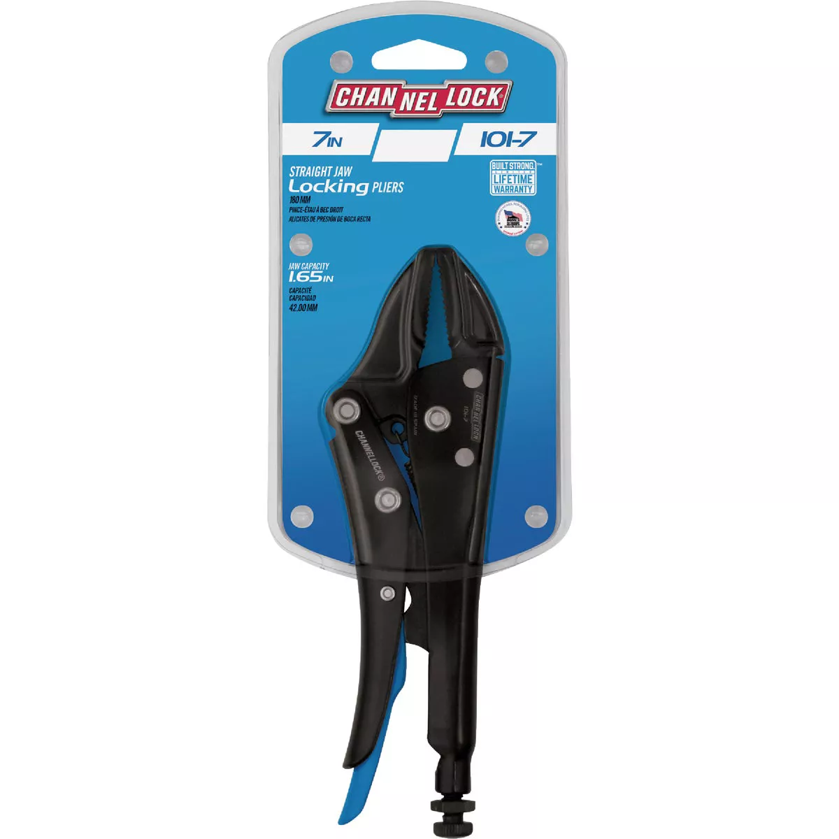 Channellock 7 In. Straight Jaw Locking Pliers - photo 2