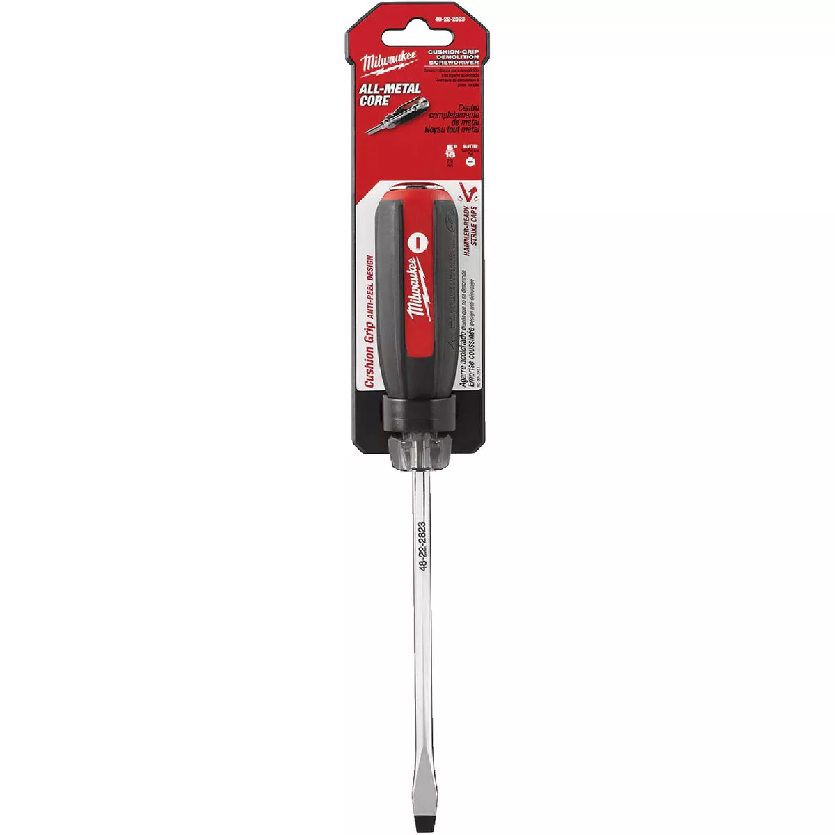 Milwaukee 5/16 In. x 6 In. Cushion Grip Demo Slotted Screwdriver - photo 2