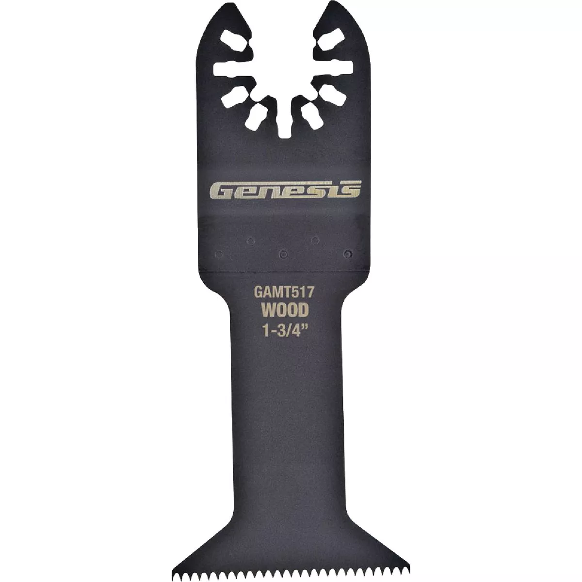 Genesis 1-3/4 In. HCS Coarse Tooth Flush Cut Oscillating Blade (2-Pack)