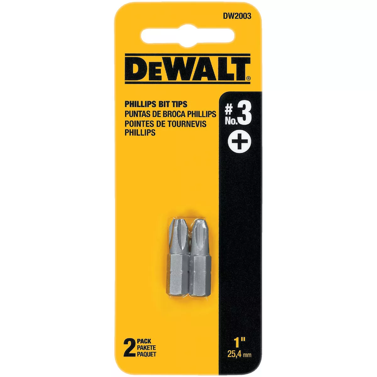 DEWALT Phillips #3 1 In. Insert Screwdriver Bit