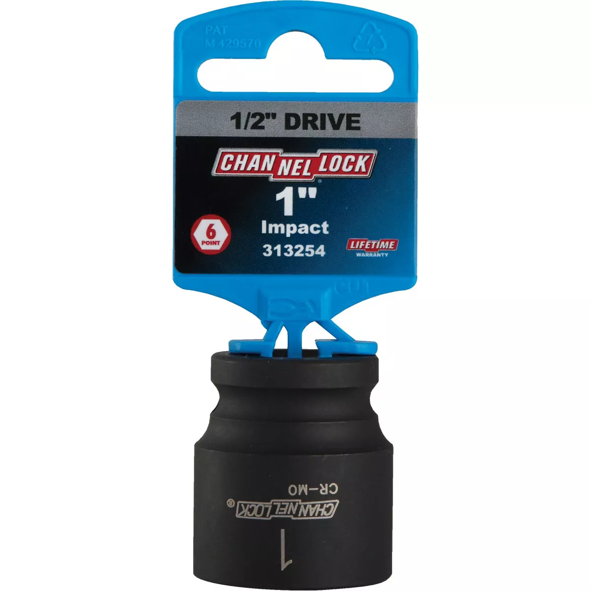 Channellock 1/2 In. Drive 1 In. 6-Point Shallow Standard Impact Socket - photo 2