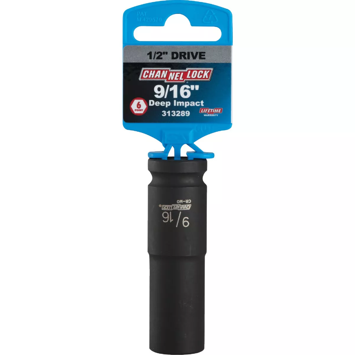 Channellock 1/2 In. Drive 9/16 In. 6-Point Deep Standard Impact Socket - photo 2
