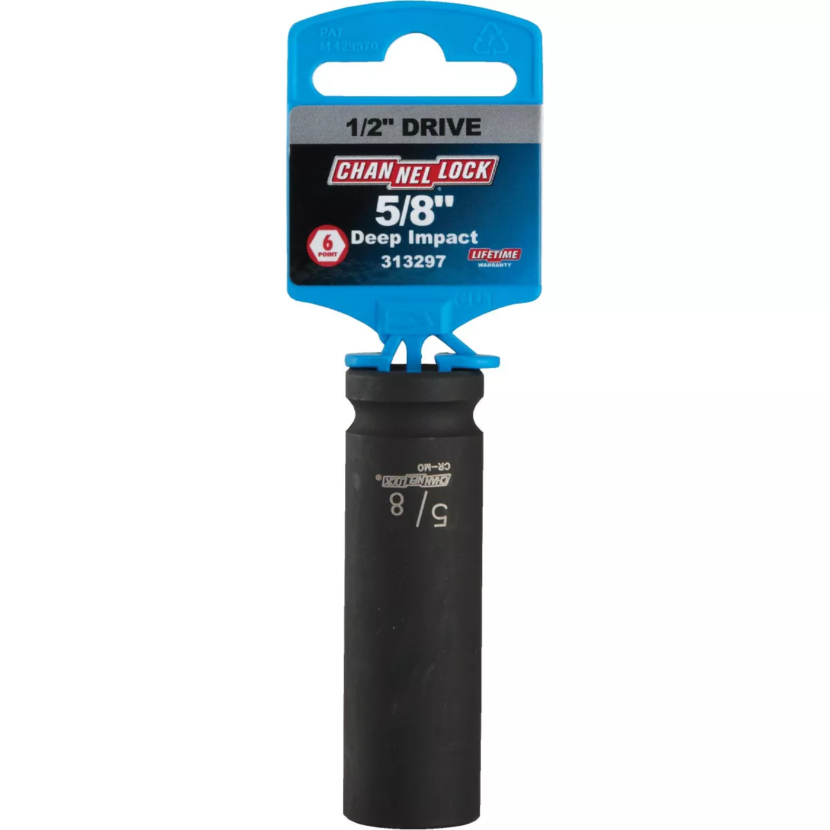 Channellock 1/2 In. Drive 5/8 In. 6-Point Deep Standard Impact Socket - photo 2