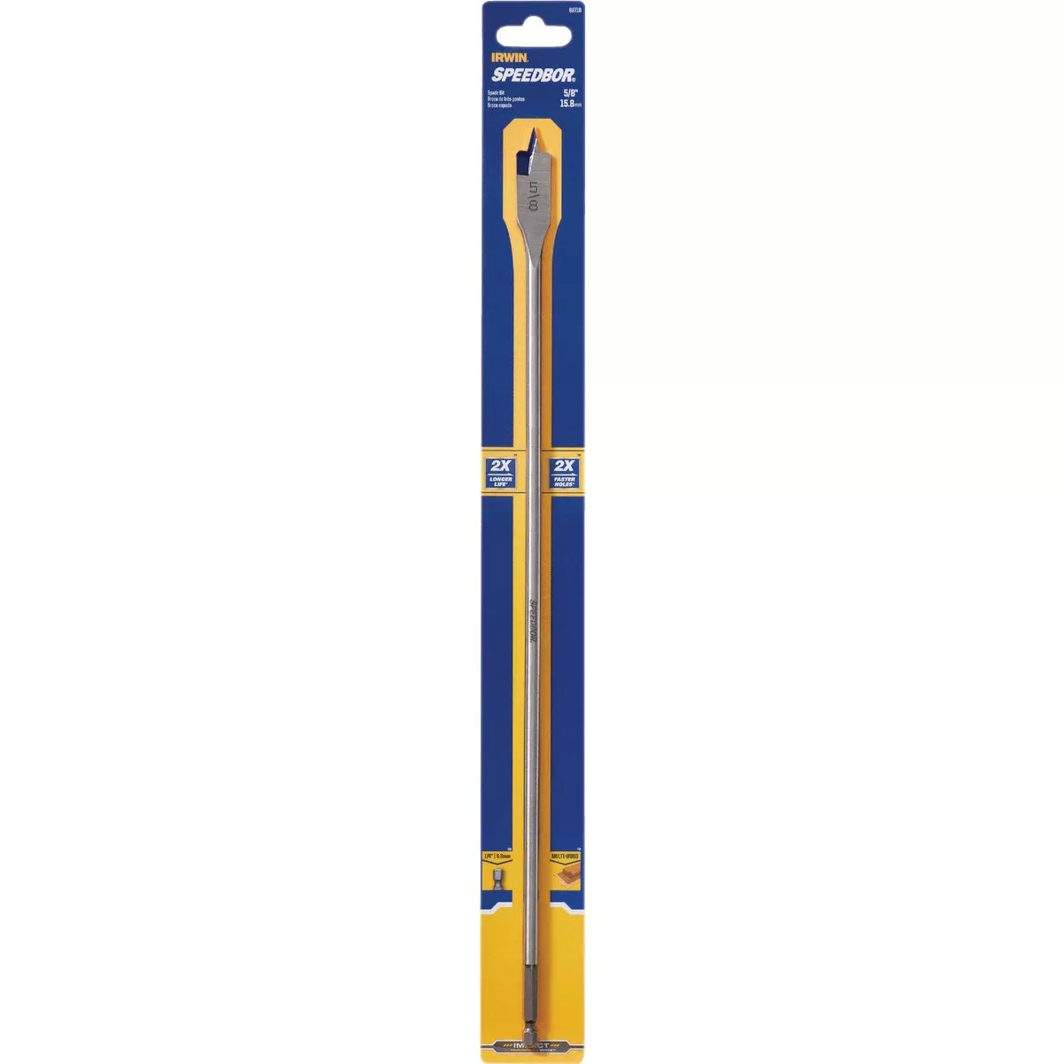 Irwin Speedbor 5/8 In. x 16 In. Spade Bit - photo 2