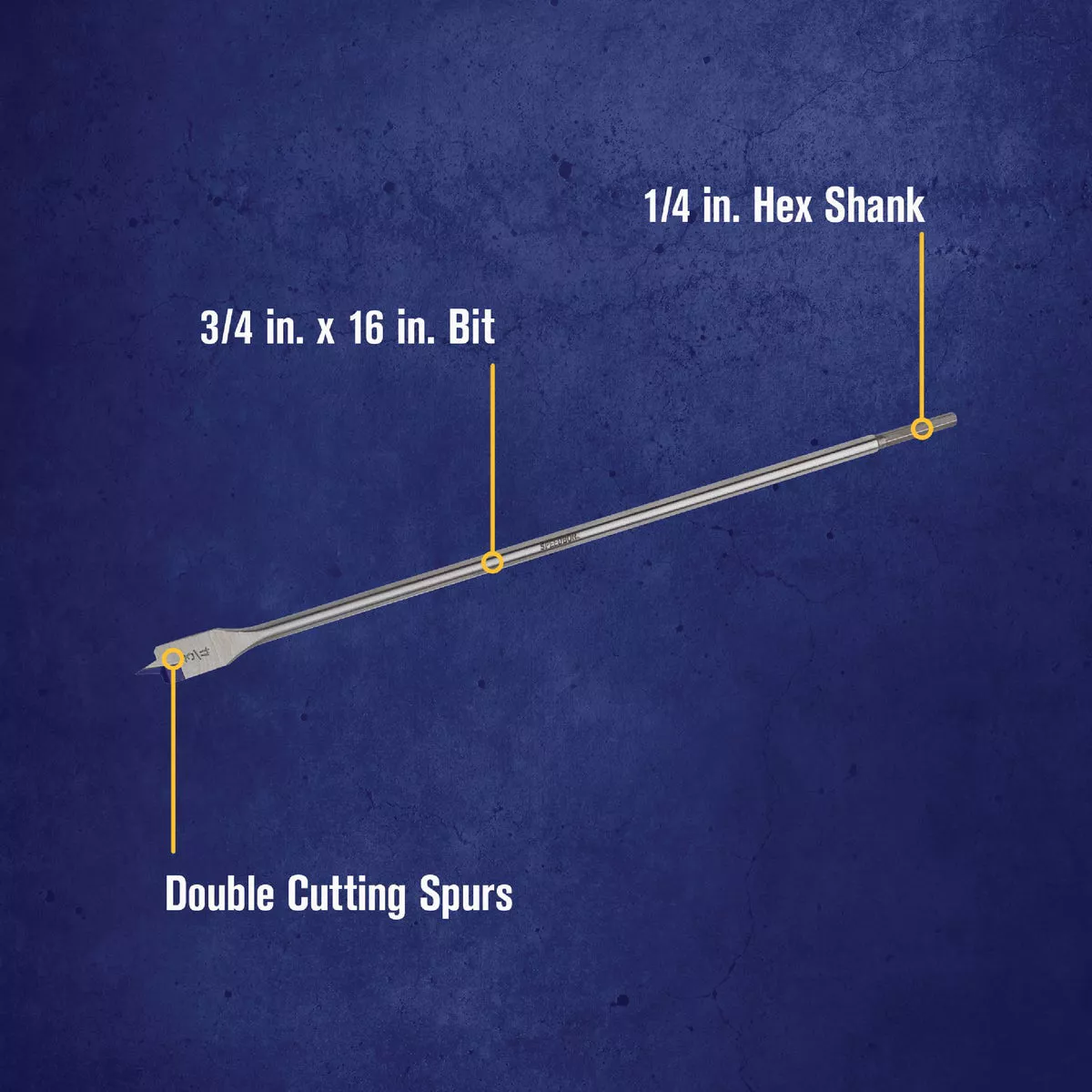 Irwin Speedbor 3/4 In. x 16 In. Spade Bit - photo 3