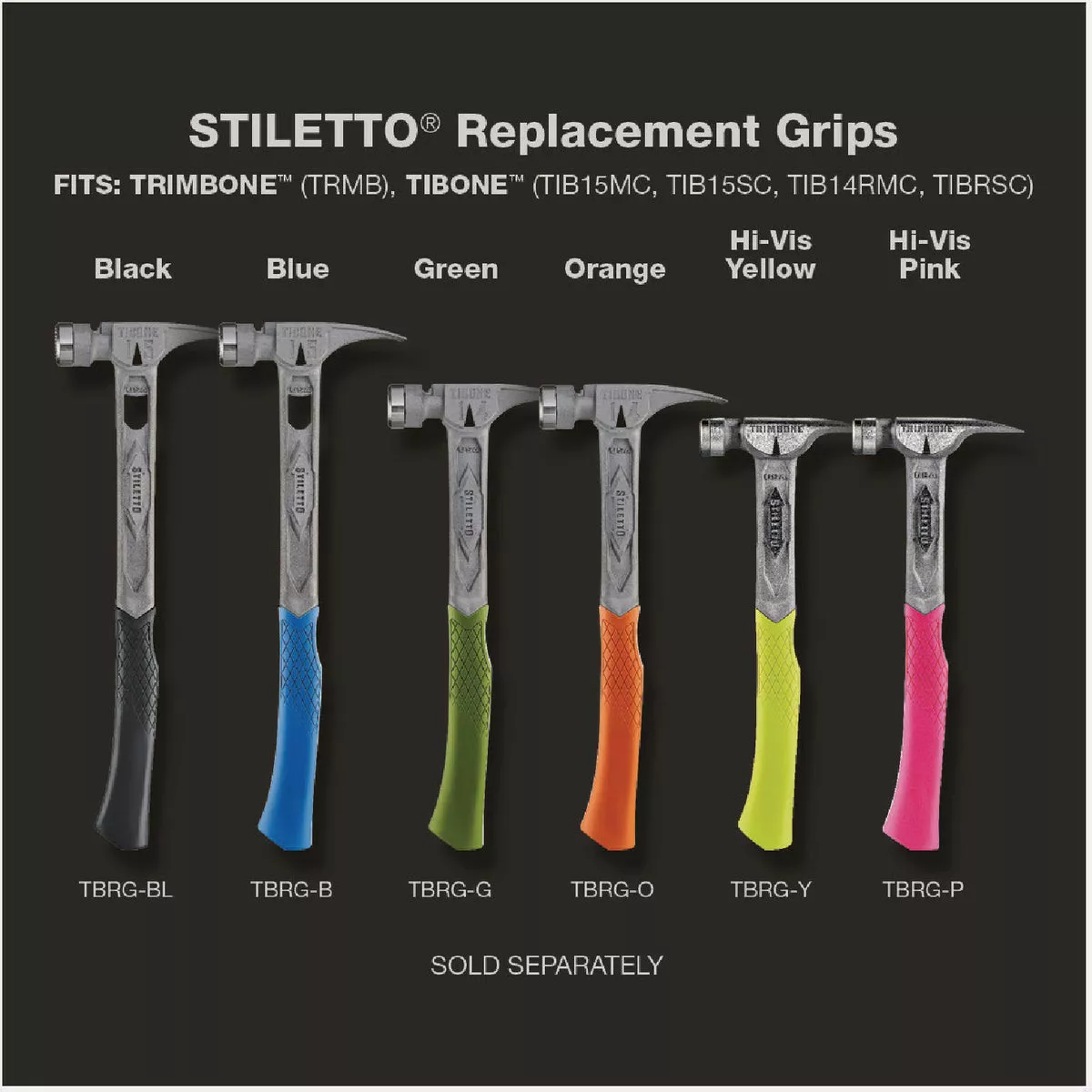 Stiletto Hammer Replacement Grip, Blue - photo 3