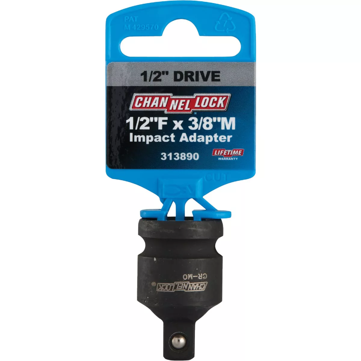 Channellock Impact 1/2 In. F x 3/8 In. M Socket Adapter - photo 2