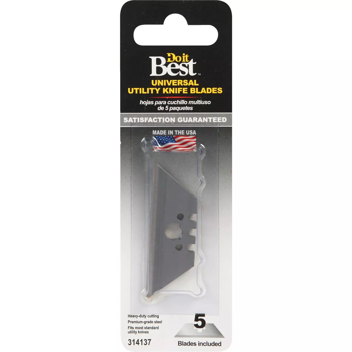 Do it Best Universal 2-Point 2-3/8 In. Utility Knife Blade (5-Pack) - photo 2