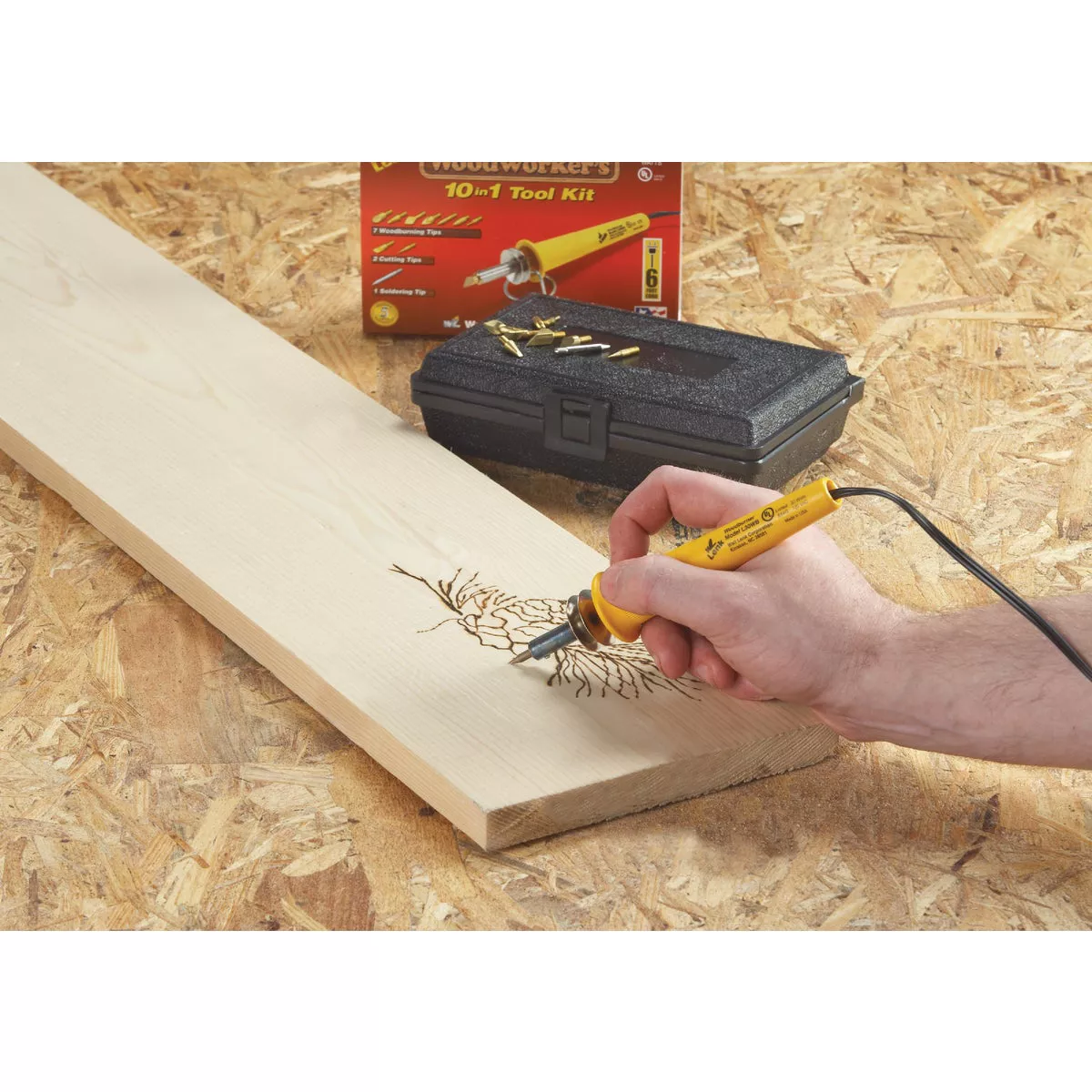 Wall Lenk Woodworker's 30W 10-in-1 Wood Burning Kit - photo 3